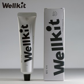 [Wellkit] 웰킷 무불소 잇몸 치약 임산부 면역질자 용 맵지않은 프리미엄 자연유래 치약, 1개