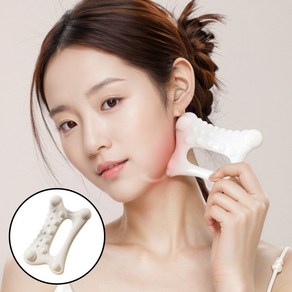 오리치 얼굴 바디 목 전신 괄사 마시지기, 화이트, 1개