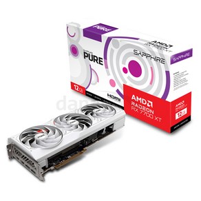 SAPPHIRE 라데온 RX 7700 XT PURE OC D6 12GB, 선택없음