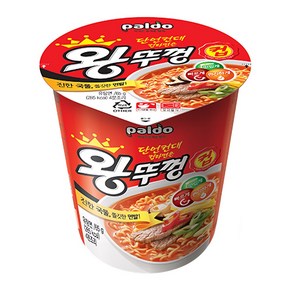 팔도 왕뚜껑 소컵 65g, 24개