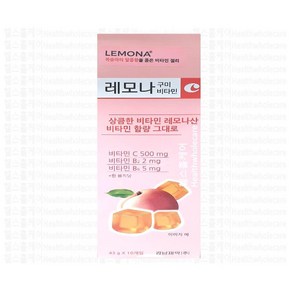 레모나 구미 43g 복숭아맛 젤리, 42g, 10개