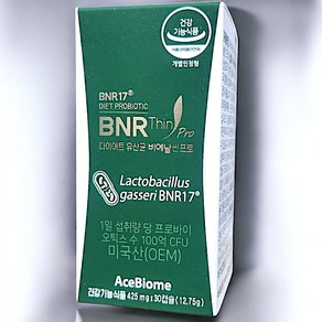 비엔날씬 다이어트 유산균 체지방감소 BNR17 비애날씬 식약처인증 425mgX30캡슐, 30정, 1개