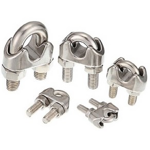 와이어클립 / 304 스텐 / M2 - M12 / U볼트 / 와이어클램프 / 7종류, M12 ( 와이어 12mm ), 1개