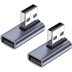 USB3.0 변환젠더 컨버터 AMtoAF 수평 꺾임 A타입 15w급속충전 지원 10Gbps 전송속도 커넥터 adapte 어댑터 A타입 숫놈에서 A타, 2개, Y타입