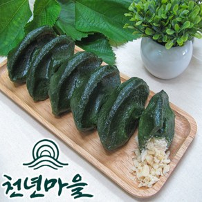 천년마을 영광대표 모시송편 모시떡 모싯잎송편 기피동부 32알 (찐송편)