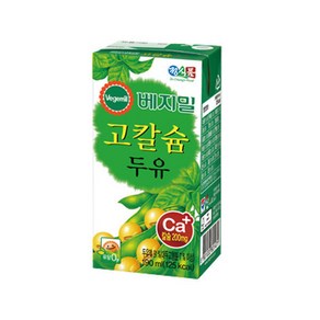 베지밀 베지밀 고칼슘 두유, 190ml, 72개