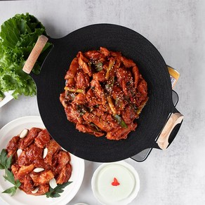 새잎 닭불고기 600g (야채 100g 포함) 국내산 닭다리살 닭갈비, 1개, 매운맛