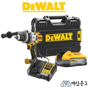 디월트 DCD1007H1T 충전 햄머드릴 드라이버 20V MAX XR 5.0Ah*1개 세트 브러쉬리스 파워스텍 함마, 1개, 본품 + 배터리1개