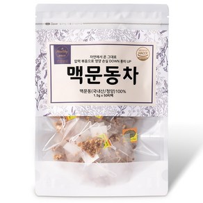 건강울림 청양 맥문동차 삼각티백