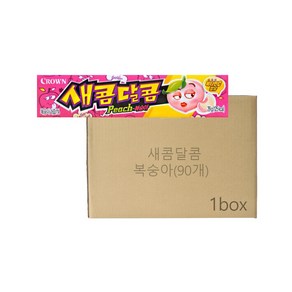 크라운 새콤달콤 복숭아맛, 29g, 90개