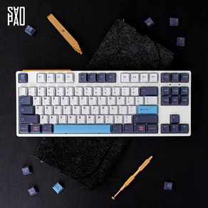 사오파오 GMK 트랙데이 키캡 PBT 체리 5면 염료승화 (136키)