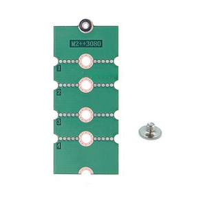 [티테크놀로지] M.2 SSD 연장 가이드 2230/2242/2260/2280 그린 [T-M2-3080GR], 1개