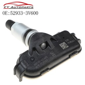 타이어 2014 호환 TPMS 52933 현대 압력 그랜저 2017 센서 i40 433MHZ 아제라 3V600 529333V600, 1개