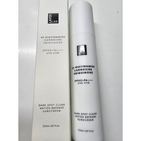 [정품] 레이어랩 트리플 클리어 선크림 SPF 50+ PA++++ 기미 흔적 미백 자외선차단, 1개, 50ml