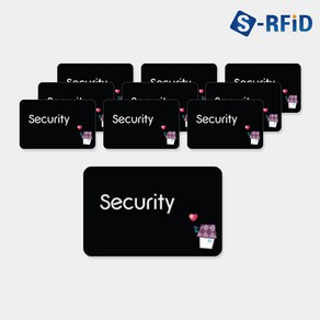 도어락 출입 태그 직접등록 RFID 스티커 메탈 태그, 10개, 스티커 메탈 태그B 10개 (No.100T)