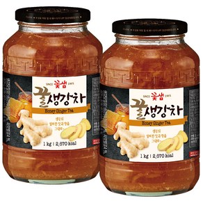 꽃샘 꿀생강차, 1kg, 2개, 1개입