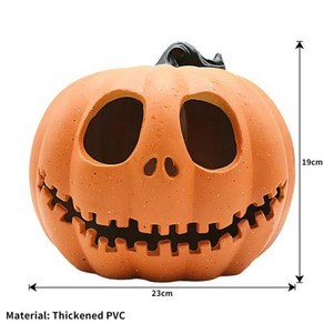 할로윈 장식 호박 LED 램프 랜턴 잭 오 유령 얼굴 정원 야외 실내 파티 홈, 없음