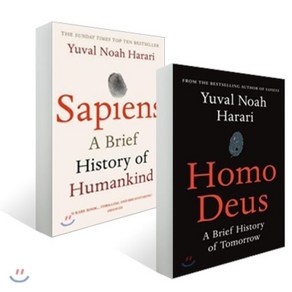 Sapiens + Homo Deus 세트 (사피엔스 + 호모 데우스 원서 세트) : A Bief Histoy of Humankind / Tomoow, Vintage Books, Yuval Noah Haai