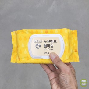 노브랜드 물티슈 캡형, 100매, 2개