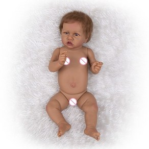 [브리튼] 리본돌 Baby 인형 전신 실리콘 소녀 57cm 우수한 터치 목욕 장난, [01] 23 inch about 57 cm, [01] Full Silicone Body, 1개