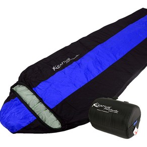 KATTUS cotton sleeping bag 면침낭 국내제품, 블루, 1개