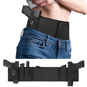 밸리 건 홀스터 전술 은폐 휴대 권머신 거치대 탄창 가방 조절 벨트 허리, 1) 50inch, 1개