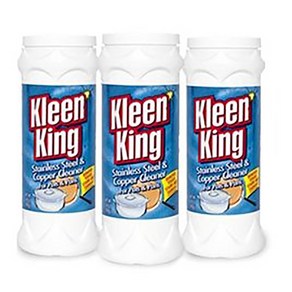 Kleen King 클린킹 스테인리스 연마제 제거 파우더 400g 3개