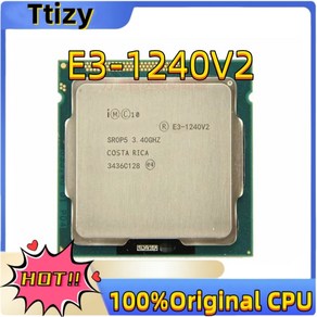 LGA 1155 CPU 프로세서 Xeon E3 1240 V2 1240V2 3.40GHz SR0P5, 1개