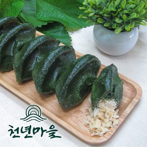 [천년마을] 영광대표 모시송편 모시떡 모싯잎송편 (찐송편냉동)