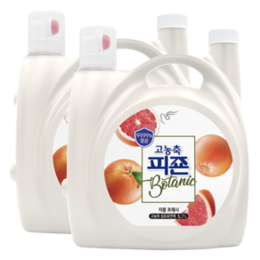 피죤 고농축 섬유유연제 보타닉 자몽 프레시 본품, 2개, 5.7L, 5.7l