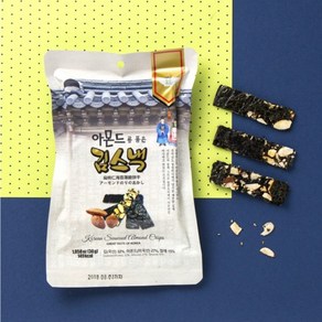 김과자 아몬드 김스낵 30g 5봉 견과류 영양가 만점, 30mg, 5개