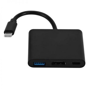 C 타입에서 HDMI 호환 USB 3.0 타입 케이블 컨버터 썬더볼트 3 스위치에서 호환 어댑터 케이블로 전환 4K 1080P