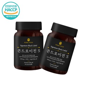 프리미엄 콘드로이친S 1200 600mg 70정 상어연골 무릎관절 보스웰리아, 1개