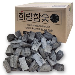 화랑 국산참숯 흑탄 대용량, 1개, 10kg