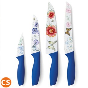 레녹스 주방칼 4피스 세트 버터플라이 메도우 Lenox Buttefly Meadow 4-piece Knife Set, 1개