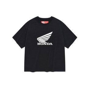 테온셀 HONDA MOTORCYCLE Honda Oiginal Wing logo T-shit Black