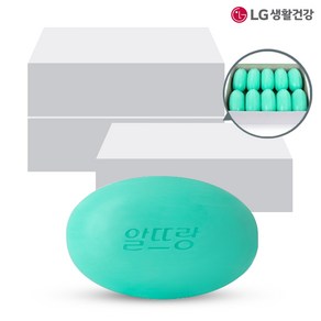 엘지생활건강 알뜨랑비누 그린 130g 목욕비누, 30개