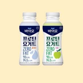 매일바이오 프로틴 요거트 플레인 260ml X 4개 + 사과 260ml X 4개