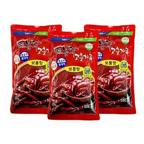 eTV 2024 봉화 수세척 고춧가루 500g x 3봉(특등급홍고추), 1