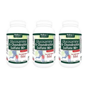 나카오리지널 글루코사민 콘드로이틴 Glucosamine Chondoitin Sulfate 90+ 250정 x3, 3개