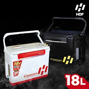 HDF 해동 카리스마 아이스박스 18L HB-237 낚시용 소형 쿨러 18리터, 화이트BL, 1개