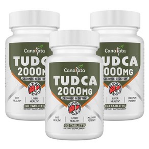 Canarata 투드카 TUDCA 2000mg 60정 3개