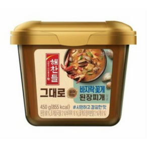 그대로끓여먹는바지락꽃게된장찌개양념450G, 450g, 2개