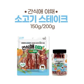 [펫턴] 간식애야채 애견 강아지 영양만점 간식 소프트 4종 소고기 연어 장어 황태(150g), 150g, 4개