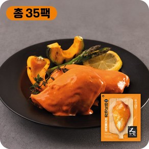 꼬기다 프리미엄 수비드 소스 닭가슴살 11종 골라담기, 100g, 35개, 치즈불닭맛