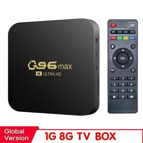 HONGTOP WIFI 4K Q96 MAX 스마트 TV 박스 24/5G 셋톱 안드로이드 100 미디어 플레이어 쿼드 코어