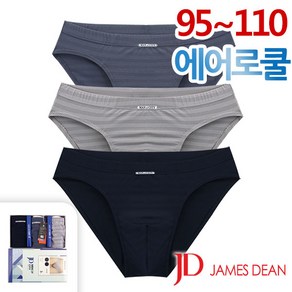 [제임스딘] 에어로쿨 메쉬 브리프 삼각팬티3종(JHMPWZ02)95-110