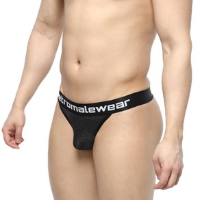 METROMALEWEAR [M2W] Grid Mesh Thong Black (2912-35)