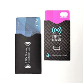 여행 RFID 차단 카드케이스 홀더 2개입