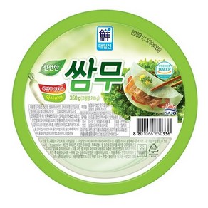 사조대림 쌈무 와사비맛, 350g, 2개